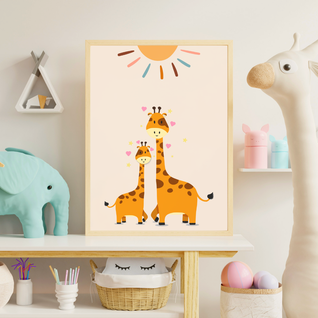 Giraffe Set of 3 Prints